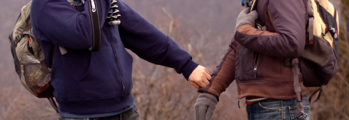 segadores-y-soldados: Campfire coffee and winter stars (These guys loved each other.)Shameless sel