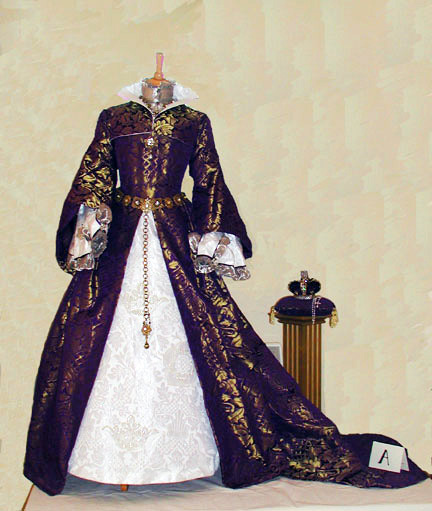 Replica of Queen Mary Tudor’s 1554 wedding gown 