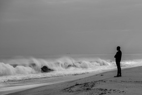 Man and Woman on Beach. Ibeju-Lekki, Lagos