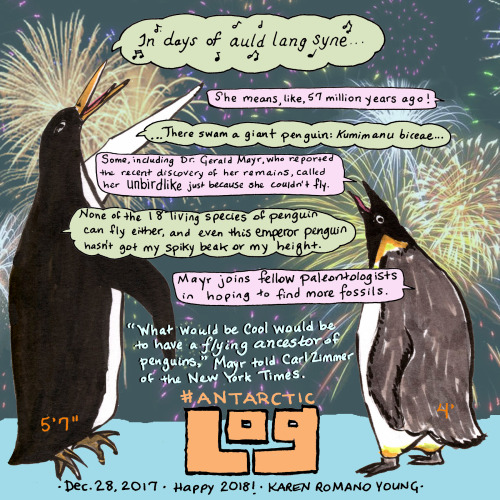New Year, new Antarctic Log comic from Karen Romano Young! Start your 2022 off right by checking out