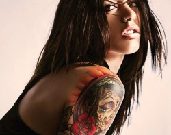 tattooedladiesmetal:  Whitney Christow