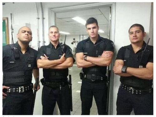morningcupofaboveaveragejoe:  Meet Guilherme Leão. He’s 22 and works as a subway security guard in São Paulo, Brazil. He became a web celebrity after being voted the hottest guard. Fans have been stopping him for photos, making his daily rounds impossible