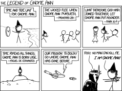 dr-archeville:  xkcd 2016/07/08, “The Legend of Gnome Ann” [source]