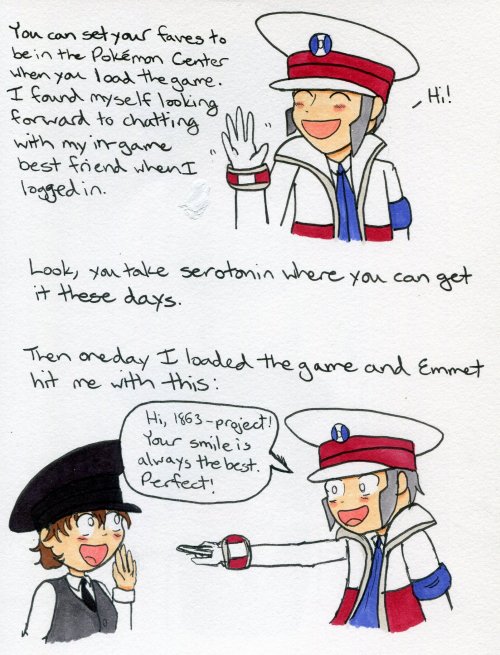 A little illustrated essay of sorts about my Pokemon Masters EX experience so far, and about how vid