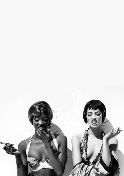 Bohemeextreme:  Naomi Campbell And Christy Turlington Photographed By Steven Meisel