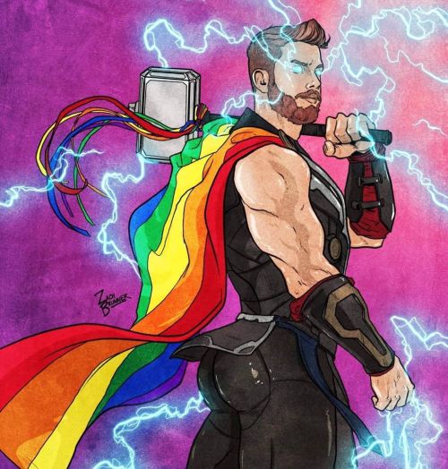 STANDING STRONG ‘THOR EQUALITY’ #tbt to this freakin amazing artwork by @zacharyiswackar
