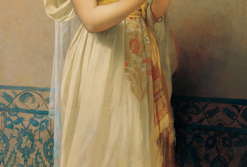paintingispoetry:Jules Lefebvre, Servant detail, 1880