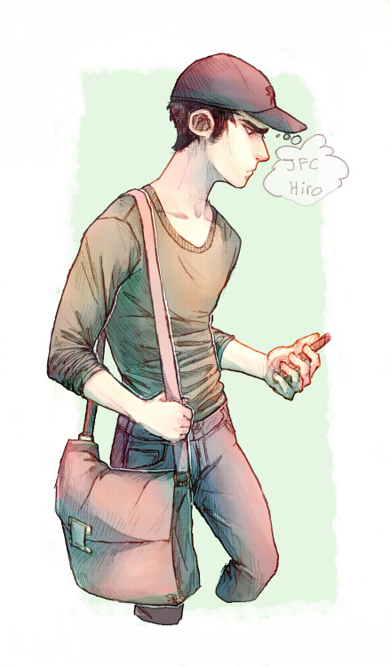 hobermen:  He tracked down Hiro via GPS and found out that he’s been botfighting again.