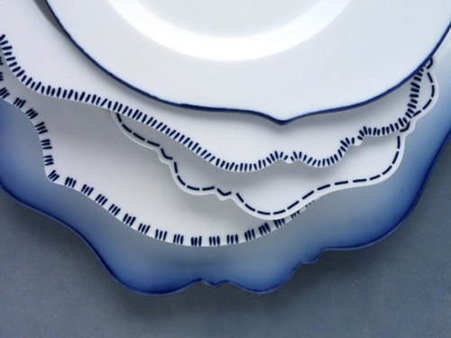 roomonfiredesign: The ‘Taste Blue’ collection by Italian designer, Paola Navone, for Rei
