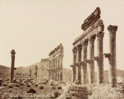 archaeoart:  Ruins at Palmyra, Syria, circa