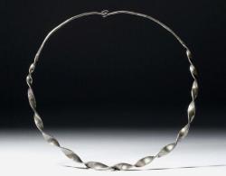 archaicwonder:  Viking Twisted Silver Torc,