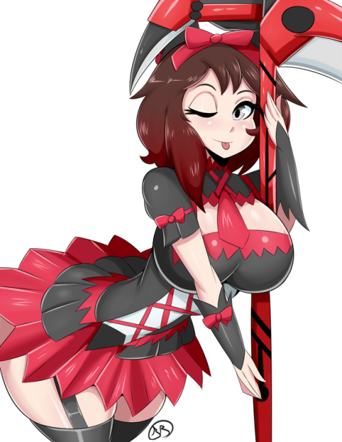 bmayneart: Ruby in some…. well more revealing clothes commissionTWITTERNEWGROUNDS