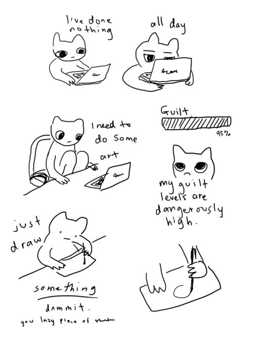 rorosii:  if you’re wondering what my artistic process is like..