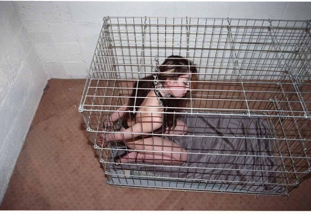 gaggedhard:   Pets where they belong…  🐺