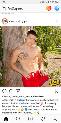 lemonsparklingwater:  jskrilla:I’m more bitter that someone has the dream job of being a copy writer for the Sean Cody Instagram. I’m putting “Insatiable bottom extraordinaire” on my business cards now