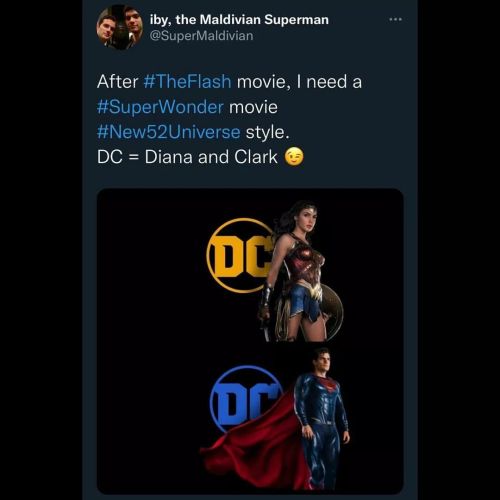 Reposted from @maldiviansuperman #SuperWonder #Superman #WonderWoman #DC #DianaAndClark #PowerCouple