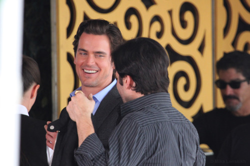 t2t4:Part 5. Actors Matt Bomer and Gabriel Furman. White Collar. Season 5, episode 6. Behind the s