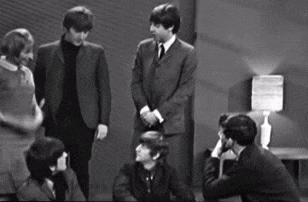 cirilee: this interview is weird, why were john and paul allowed seats, while ringo and george had t