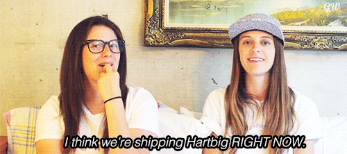 snowgayngels: The Gay Women Channel ships Hartbig. (x)   OH yeah.