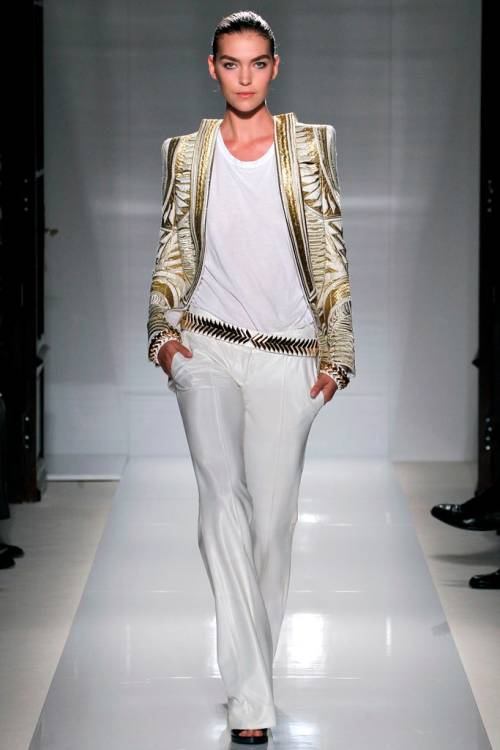 Balmain Spring 2012 Ready to Wear Some more dazzling outfits for Jaskier (inspired by this post by @