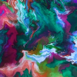 shed-me-from-the-universe:  Fluid acrylics,