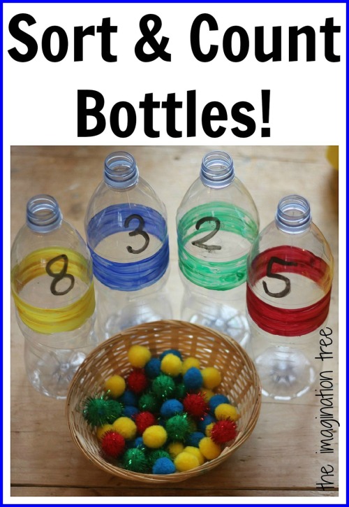 “Sort and Count Maths Bottles”