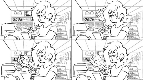 ben-levin:  Here are some boards I did from the Steven Universe episode “Last One Out of Beach City”!I love going to shows, but maybe even more than that, I love making things about going to shows.  Cars, convenience stores, awkward social interactions