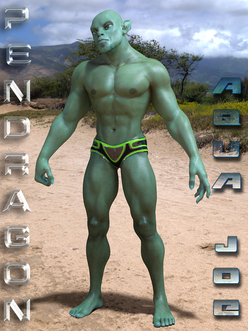  Aqua  Joe is a complete sci-fi/fantasy character for Genesis 3 Male, with a  unique