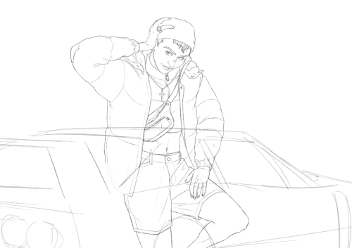 so that I’ll post something, here’s a sneak peek of the new Jojo characters + cars pieces I’m curren
