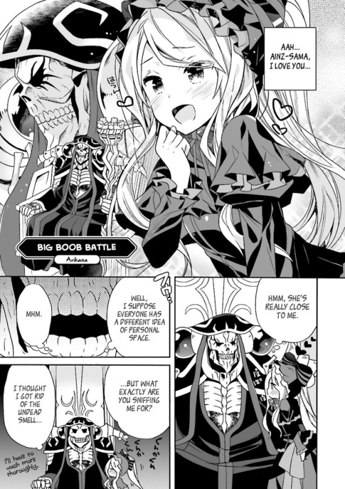 Chapter 1 of Overlord À La Carte, an official fancomic anthology. This particular chapter is drawn b