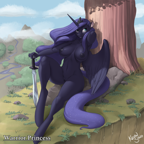 nsfwkevinsano: Warrior Princess Luna Originally released on Patreon  my lulu <3