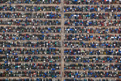 peterfromtexas:Alex McLean - Cars parked at a Nascar event in Richmond, Virginia 