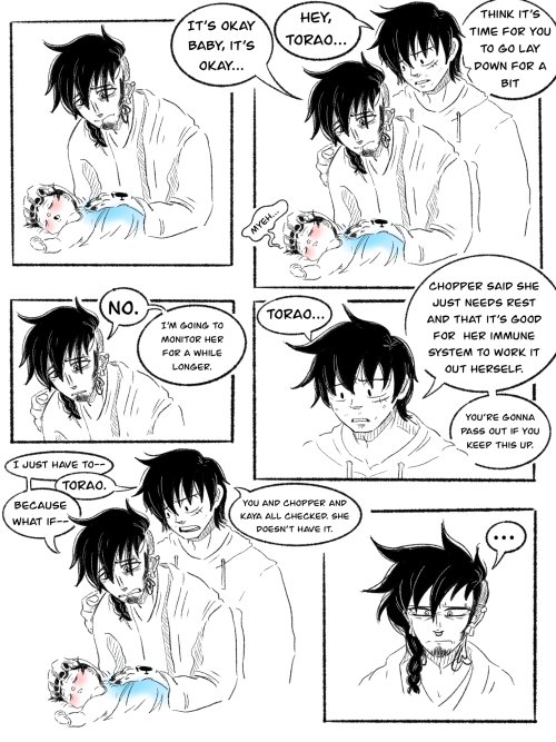 I Am Having Thoughts About Law Being Extremely Worried Any Time Roci Gets Sick, Just Because He Remembers