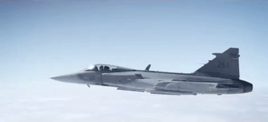 theworldairforce:Saab GripenESTL Countermeasures Self-Protection Pod