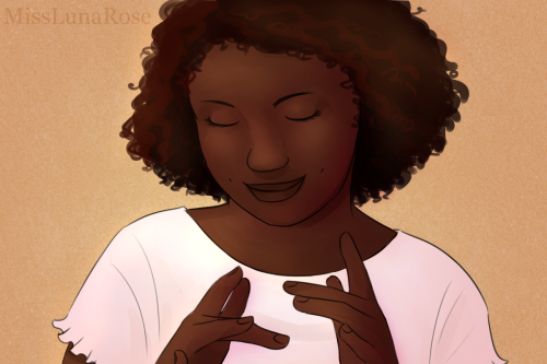 sweet-autism-things: [Image of a young Black autistic person with short natural red-brown hair. The 