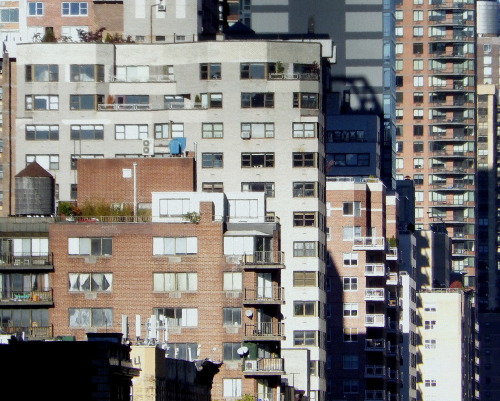 wanderingnewyork:A mosaic of buildings on the Upper East Side, Manhattan.