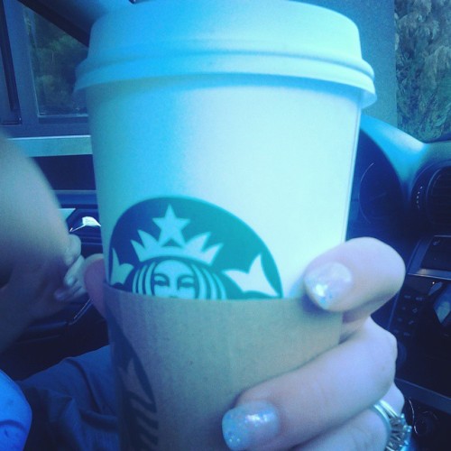 Starbucks #starbucks #coffee #venti #whitemocha #delicious #goodmorning #nails #manipedi #manicure