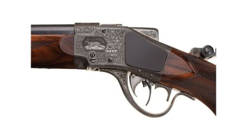 Factory engraved Sharps Borchardt Model 1878 target rifle.from Rock Island Auctions