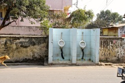 worldofurinals:  Just some public urinals