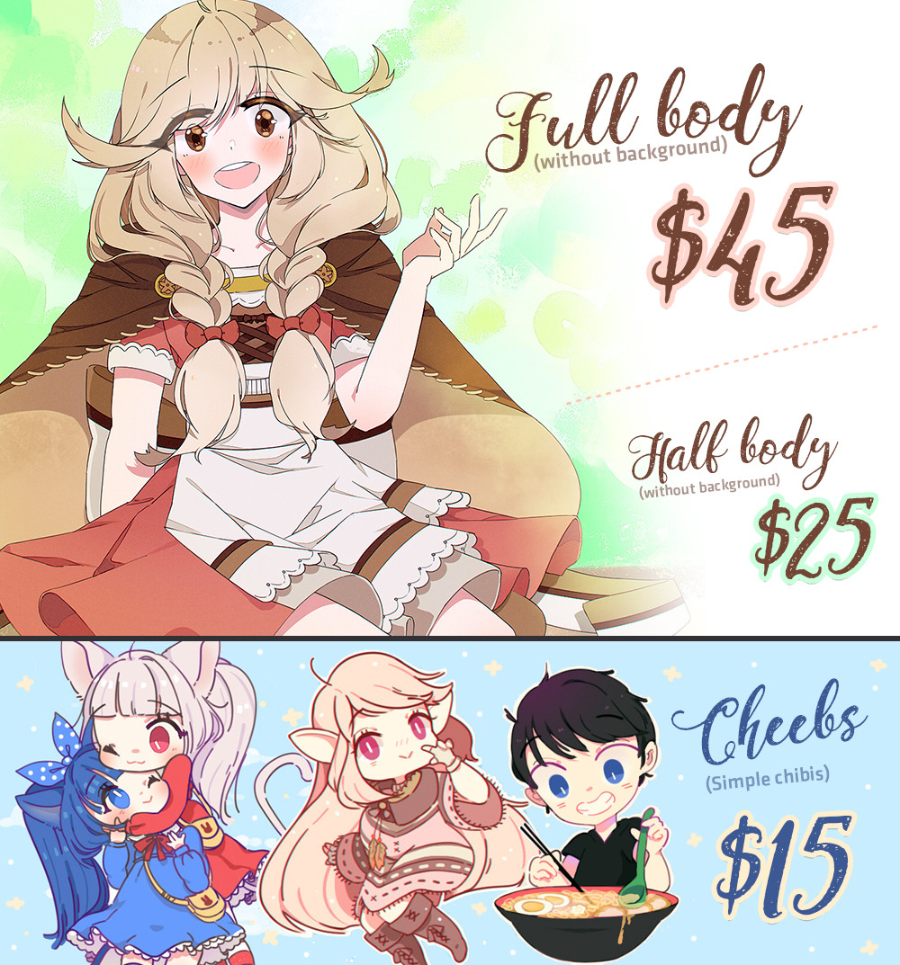 Emergency commissions open!