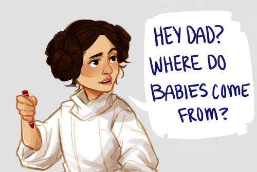 murye:quality father and daughter time ft. bail &amp; leia organa