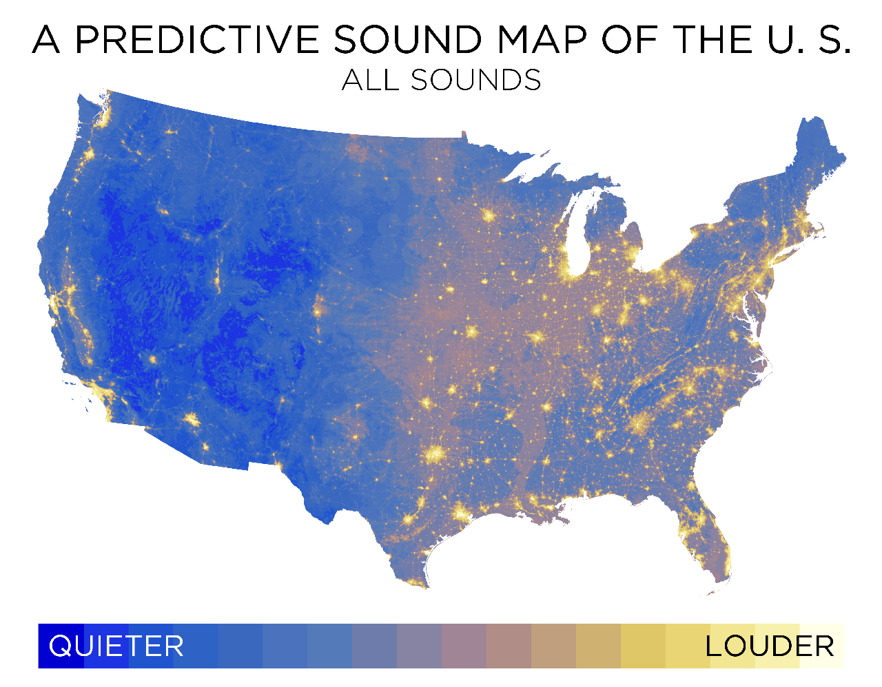 skunkbear:How loud is the U. S.*? Researchers from the National Park Service, led
