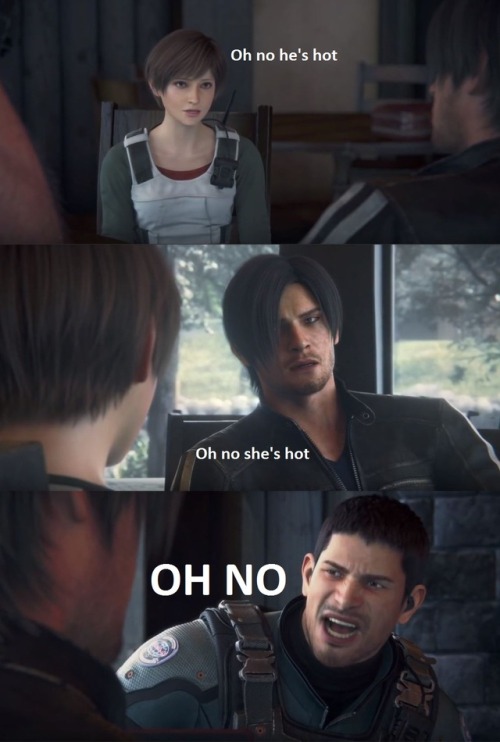 hithisisleon: Sorry Chris, Leon isn’t going to help you with the Redfield bloodline… re4 leon would 
