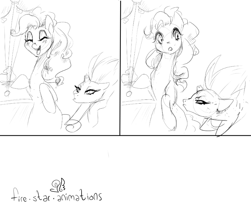fire-star-animations:  Tempest is bewildered by Pinkie’s hair~ bonusbelowcut Keep
