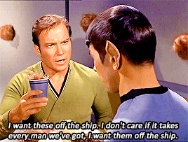 tiberius-kirrk:  Jim Kirk + being 800% done with tribbles for @obiwanjedi
