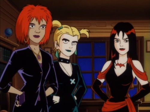 pumpkin-spice-evans: Throw in The Hex Girls to cause nothing but mischief and chaos. Feel like jumpi