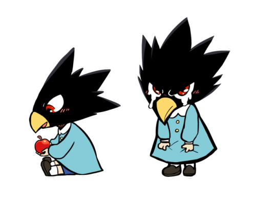 tottybun:Tokoyami is hard to draw bye