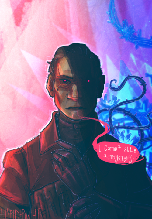 spindlewit:a proper picture for Daud since we finished the DLC. A+ voice acting, would knife again. 