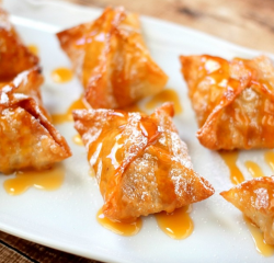 Fullcravings:  Caramel Apple Dumplings 