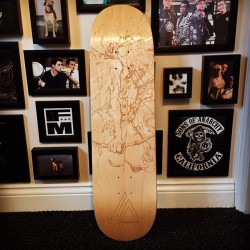 thedailyboard:  Skate deck by linkinpark​, shoot by jono_sandickthedailyboard |  facebook  |  pinterest  |  twitter  | google+ |  submit⚡⚡⚡ SPONSOR OF THE MONTH –– Hecs Decks ⚡⚡⚡